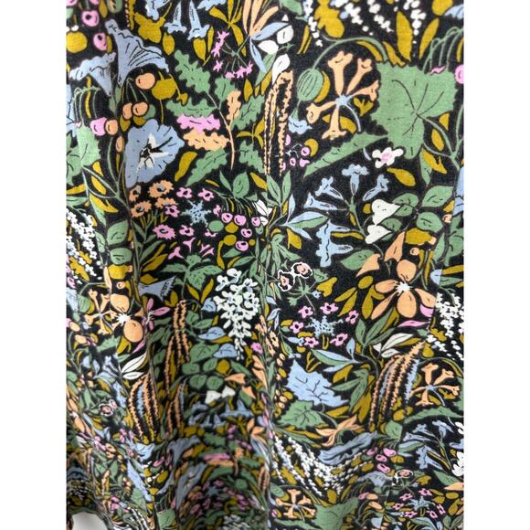 By Anthropologie Printed Pants Flare Leg Lounge Stretch Pull On Women's Medium - Picture 5 of 15